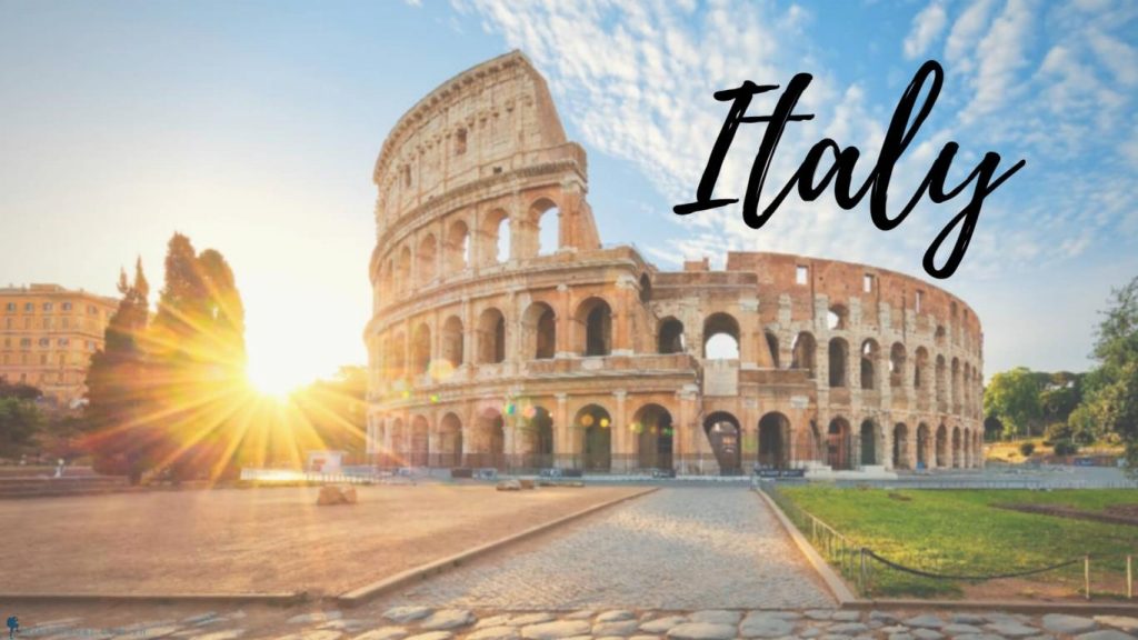 Cặp đôi du lịch hè nước ngoài tại Ý