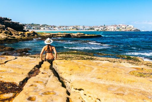 Bondi một trong những bãi biển đẹp tại tour du lịch hè nước ngoài Châu Úc