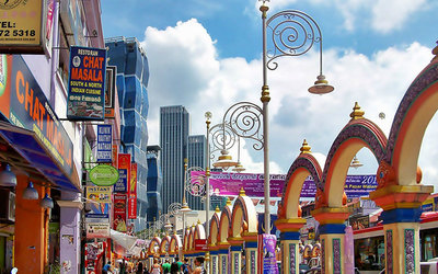 Khu Little India khu của người Ấn Độ tại Singapore