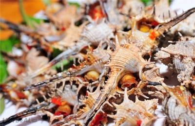 Ốc gai nướng Phú Quốc thơm ngon