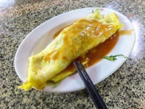 Trứng chiên hàu Đài Loan thơm ngon