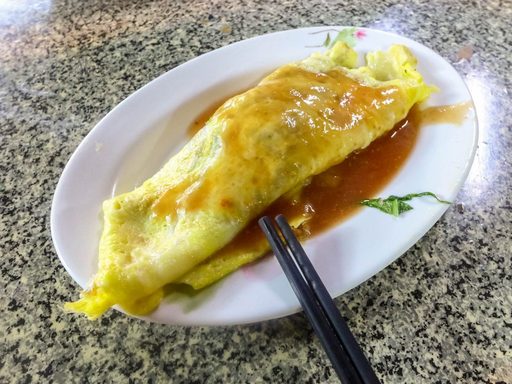 Trứng chiên hàu Đài Loan thơm ngon