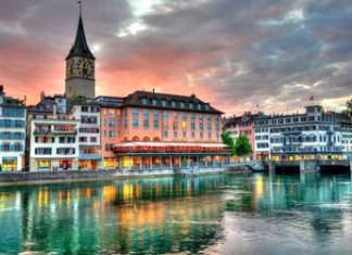 Top 5 những điểm đến du lịch Thụy Sĩ được yêu thích nhất Zurich thụy sĩ