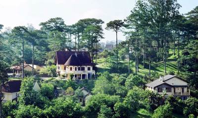 Những ngôi biệt thự xinh xắn dưới các cánh rừng thông