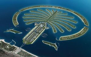 Đảo Cọ Palm Jumeirah nhìn từ trên cao