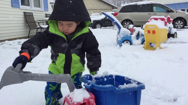 Cảnh quan mùa đông nước Mỹ phủ đầy tuyết trắng