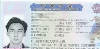 Thủ tục visa Đài Loan