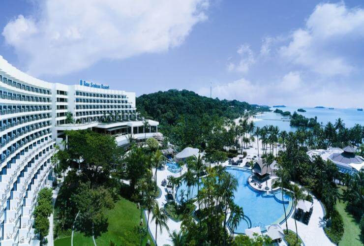 Shangri-La's Rasa Sentosa Resort & Spa nhìn từ trên cao