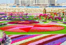 Du lịch DuBai – Lạc bước vào vườn hoa đẹp nhất thế giới Vườn Miracle nằm ở khu Arabian Ranches của Dubai được công nhận là vườn hoa lớn nhất thế giới