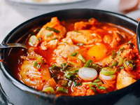 Món Đậu phụ hầm cay Sundubu Jjigae Hàn Quốc