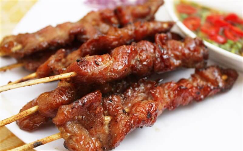 Thịt xiên nướng Sate Lilit