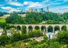 Chia sẻ kinh nghiệm du lịch Luxembourg chi tiết nhất Thành phố Luxembourg nhìn từ trên cao với những kiến trúc cổ kính