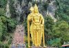 Hành trình du lịch Malaysia: Khám phá vùng đất thiêng Cảnh quan bên trong động Batu với các bức tượng điêu khắc Hindu cổ kính.