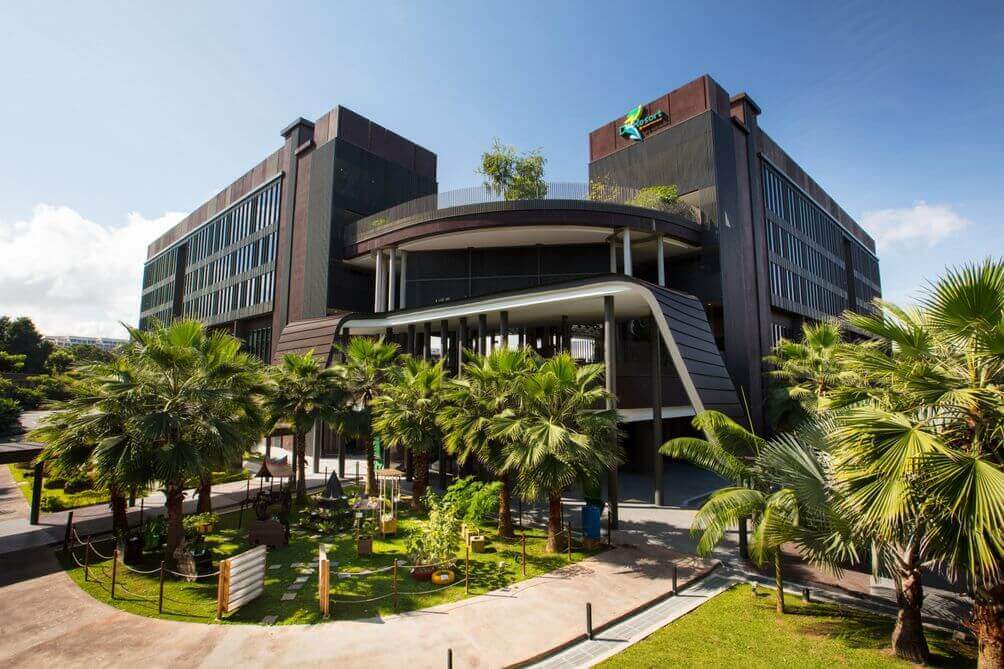 D'Resort @ Downtown East nhìn từ bên ngoài