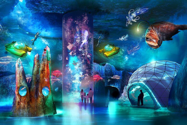 Sea Aquarium Singapore nơi sinh sống của 100 nghìn loài sinh vật biển