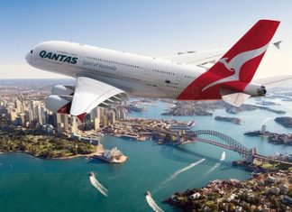 Máy bay phương tiện di chuyển chính khi du lịch Úc