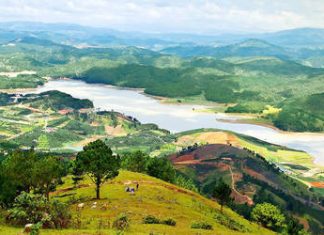 Khung cảnh Đà Lạt thu gọn trong tầm mắt