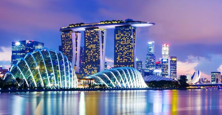 Bản đồ tổng quan về đất nước Singapore và các nước láng giềng