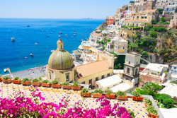Thành phố Positano nhìn từ trên cao