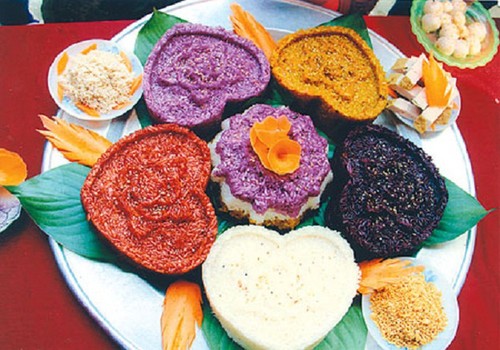 Xôi bảy màu - nét văn hóa truyền thống của dân tộc Nùng